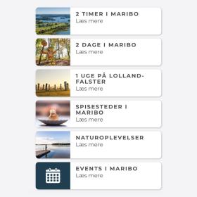 Guide til oplevelser i Maribo - Web App